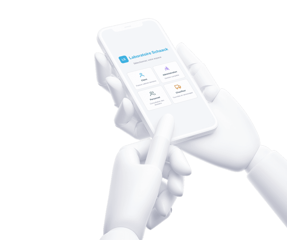 Smartphone mit Schaack-App